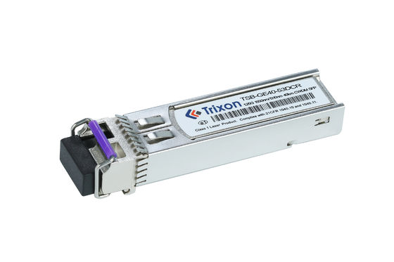 Купить TSB-GE40-53DCR 1.25G bIDI Бинаправленный модуль SFP LC Интерфейс 40 км 1550nm/1310nm -5 °C ~ +70 °C SMF онлайн изготовление