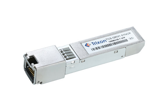 RJ-45 10gbe Медный передатчик SFP 1.25Gbps 10M 100M 1000M TCS-GEM1-01NCR