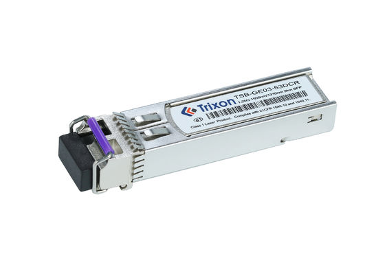 TSB-GE03-53DIR 1.25Gbps GBE двунаправленный модуль SFP-передатчика, DDMI, 3km,T-1550nm,R-1310nm,промышленный