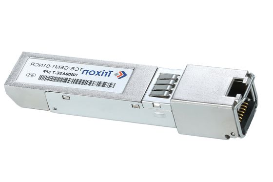 RJ-45 10gbe Медный передатчик SFP 1.25Gbps 10M 100M 1000M TCS-GEM1-01NCR