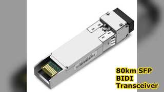 Трансивер SFP+ BIDI, 80 км, дальность действия 10,3 Гбит/с